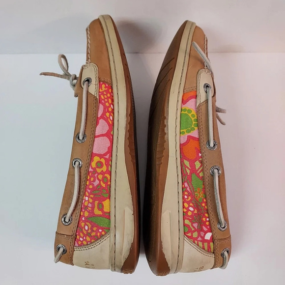 Sperry 9102245 Angelfish Floral Boat Shoes Top Siders in Size 8M - Picture 6 of 12